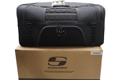 NEW SADDLEMEN TACTICAL BR2200 BACKREST BAG FITS HARLEY-DAVIDSON TOURING - Image 1 of 4