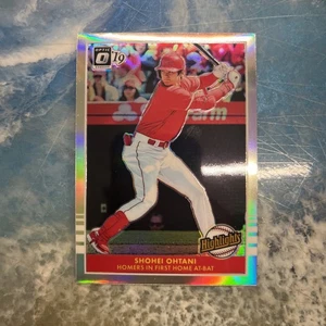 Shohei Ohtani 2019 Panini Donruss Highlights HOLOFOIL INSERT Card H1 Nice! - Bild 1 von 6