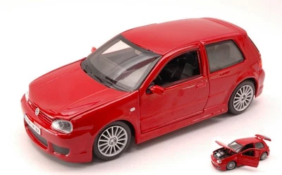 1:24 Maisto Volkswagen Golf R32 2002 Red MI31290R Modellino - Immagine 1 di 2