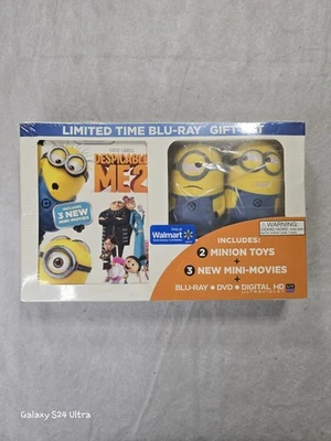 DESPICABLE ME 2 Limited Blu-Ray Gift Set - Walmart Exclusive - Minion toys - NEW - Image 1 of 4