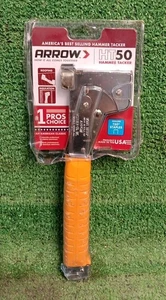 Grapadora de martillos de acero cromado Arrow HT50 grapadora de alta resistencia para techos aislantes - Imagen 1 de 7