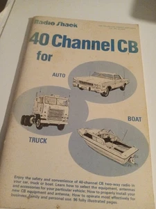 Vintage 1978 Radio Shack CB Channel Guide Booklet - Bild 1 von 9
