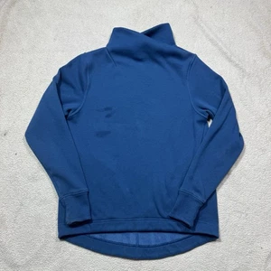 Sudadera Athleta Cozy Karma II para mujer pequeña azul polar cuello falso cruzado top - Imagen 1 de 13