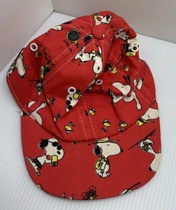 Vintage 1965 Butterfly Original Peanuts Snoopy Cap  Hat Size Youth Small 19” - Picture 1 of 5