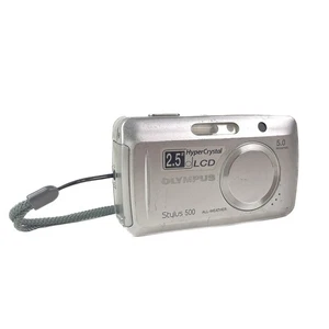 Cámara digital Olympus Stylus 500 5,0 MP incluye batería sin probar - Imagen 1 de 9