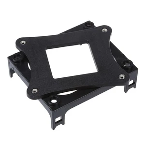 Support aérateur CPU plastique noir base pour socket 478 K7E35941 - Photo 1/5