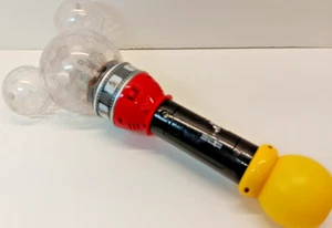 Disney World Parks Mickey Mouse Film Strip Light Up Bubble Wand - Works Great ! - Picture 1 of 3
