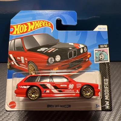 Hot Wheels BMW M3 Wagon Red HW Modified 2024 Mint Short Card - Image 1 of 4