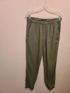 Social Standard Sanctuary Women's Pants Solstice Linen Jogger Pant S Green - Picture 1 of 8