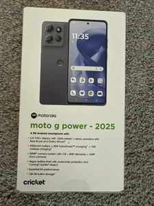 Motorola Moto G Power 5G 2025 128GB Cricket Wireless Slate Gray - Locked - Picture 1 of 5