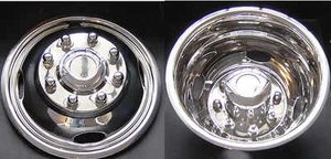 05-18 FORD F350 17" Dually Stainless Steel Wheel Simulators Dual Rim Liners Skin - Picture 1 of 1