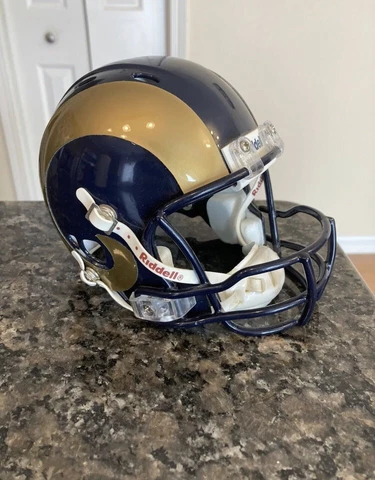 St. Louis Rams Revolution Authentic MINI Football Helmet Los Angeles Rare Cover