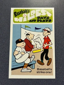 1973 Fleer Baseball's Wildest Days and Plays #39 NRMT @QJ13 - Picture 1 of 2