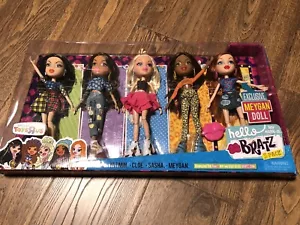 RARE “Hello My Name Is Bratz” 5 Pack Doll Set ToysRus Exclusive With MEYGAN Doll - Picture 1 of 24