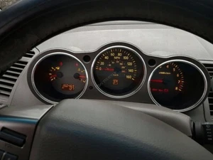 For Nissan Maxima 2004-2006 Polished Aluminium Trim Rings Instrument Cluster x3 - Bild 1 von 4