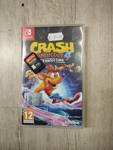CRASH BANDICOOT 4 IT'S ABOUT TIME NINTENDO SWITCH USATO - Foto 1 di 1