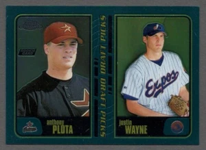 Anthony Pluta/Justin Wayne 2001 Topps Chrome DP RC #608 Draft Picks Rookie Expos - Bild 1 von 1