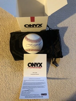 Jake Lamb 2023 Onyx 认证首选球员亲笔签名棒球 — 第 1/4 张图片