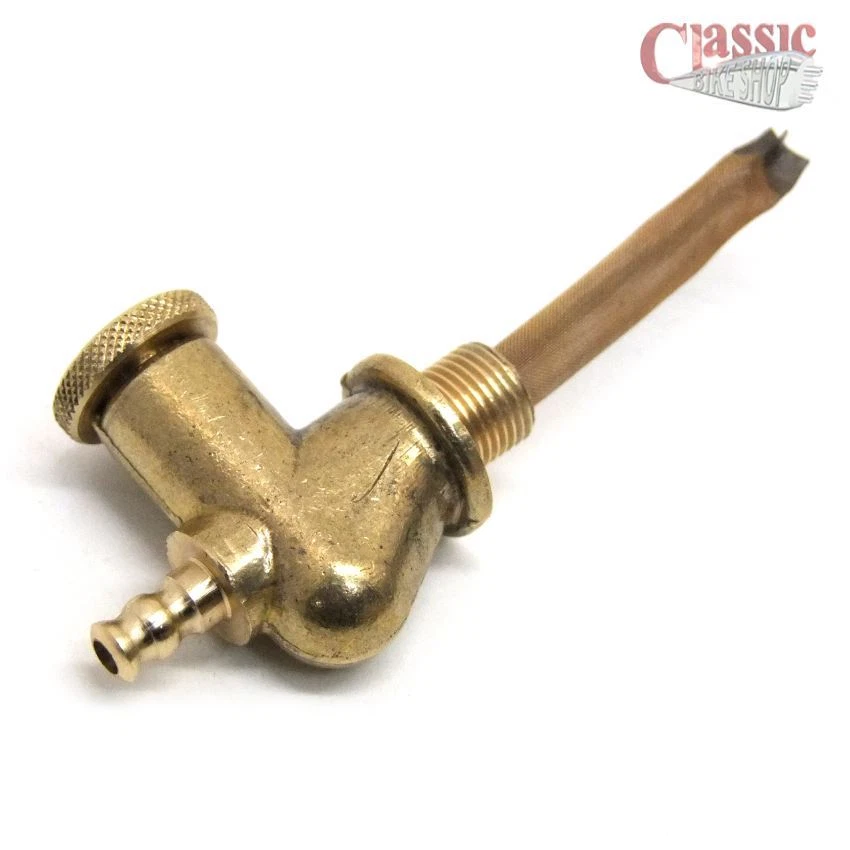 quality solid brass pull on UK made fuel / PETROL TAP for BSA BANTAM D7 D10 D14 - Image 1 of 1