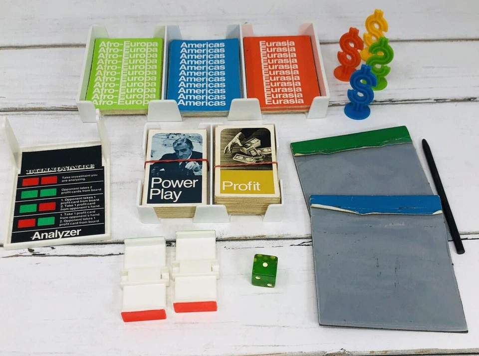 1973 Parker Brother Billionaire Board Game Replacement Pieces lot - Image 1 of 4