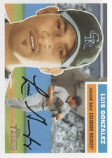 2005 Topps Heritage Baseball Card #263 Luis A. Gonzalez