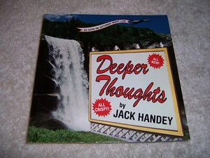 Deeper Thoughts All New, All Crispy by Jack Handey pb - Picture 1 of 2