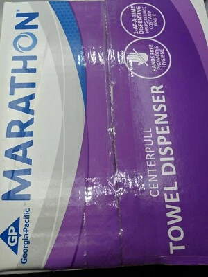 Marathon 6403014 Centerpull Paper Towel Dispenser Color: Smoke NEW - Image 1 of 4