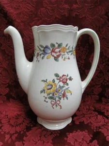 Royal Doulton Leighton, Florals, Red Ribbon: Coffee Pot Only, No Lid - Picture 1 of 2