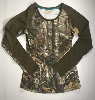 Women's Cabela's Camouflage Long Sleeve Top Size Medium - Image 1 of 4