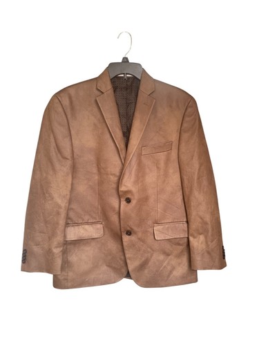 Giacca tuta sportiva blazer uomo MICHAEL KORS ecopelle scamosciata taglia 40 S