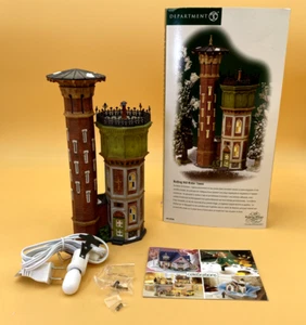 DEPARTMENT 56 NOTTING HILL WATER TOWER #56.58708 DICKENS VILLAGE LIGHTED HOUSE - Picture 1 of 15