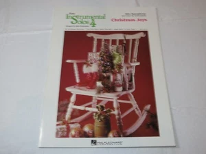 Easy Instrumental Solos 4 Christmas Joys Alto Saxophone Music Book Hal Leonard C - Picture 1 of 1