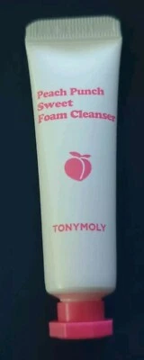 NEW Tony Moly Peach Punch Sweet Foam Cleanser 0.33 oz Korean Skincare - Image 1 of 2