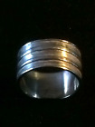Schwerer Massiv Silber Ring 18 mm Innenmaß 925er 6,31 g Bandring