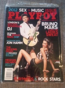 Playboy Magazine April 2012 Bruno Mars NEW SEALED Jon Hamm ROCKERS - Picture 1 of 2