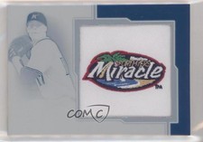 2013 Topps Pro Debut Hat Logo Patch Printing Plate Cyan 1/1 Alex Meyer r7d