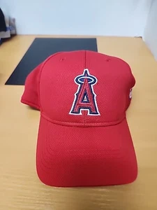 Cappello/cappello Anaheim Angels Cotone Regolabile Rosso MLB - Foto 1 di 7
