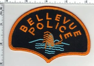 Bellevue Police (Washington) Orange Border Shoulder Patch from the 1980's - Picture 1 of 1