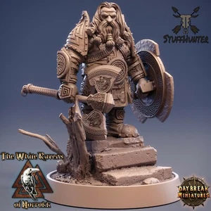 Zwerg Dwarf High Thane Ragnar - 32mm 75mm Tabletop Miniatur Figur D&D Fantasy  - Bild 1 von 4