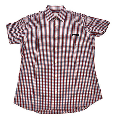 Autentica camicia abito PRADA taglia:38 manica corta con bottoni cotone #36634084