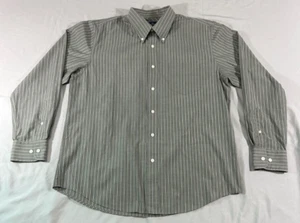Dockers Adult Man Size Large - 16/16.5 Button Up Casual Long Sleeve Shirt - Picture 1 of 10