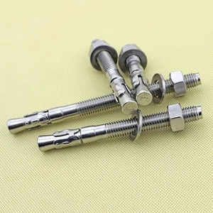 M6 M8 M10 M12 M16 passanti bulloni manicotto cemento cuneo ancoraggio dadi e rondelle - Foto 1 di 4