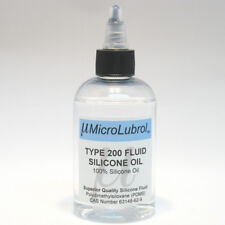 MicroLubrol 200 Fluid Pure Silicone Lubricant Oil PDMS 50 cst centistokes 4 oz
