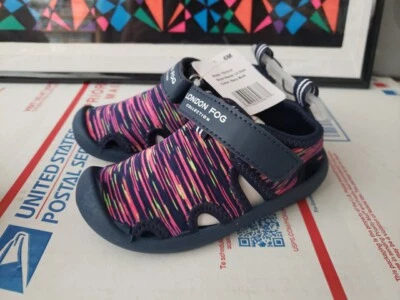 Toddler Size 6 London Fog New Sport Water Sandal Pink Swirls (T3#12) Foto 1 de 4