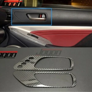 For Lexus RC200t 300 350 F Sport 2014 2015 16-18 Carbon Inner Door Handle Panel - Picture 1 of 9