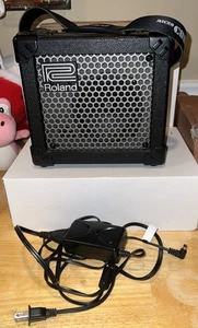 ROLAND MICRO CUBE N225 Guitar Amplifier w/ Power Adapter and Strap, Black - Used - Picture 1 of 8
