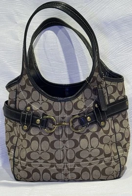 VTG Coach Ergo 11278 Belted Signature Cs Leather Hobo Purse Shoulder Bag - Image 1 of 4