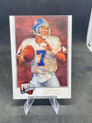 2008 Upper Deck Heroes #231 John Elway Denver Broncos Football Card - Image 1 of 2