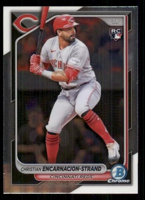 2024 Bowman Chrome #91 Christian Encarnacion-Strand RC - Image 1 of 2