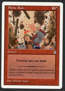 ***English Stone Rain*** MTG Portal 3 Kingdoms Kid Icarus - Picture 1 of 2